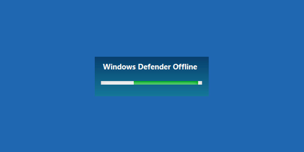 How To Use Windows Defender Offline In Windows 10