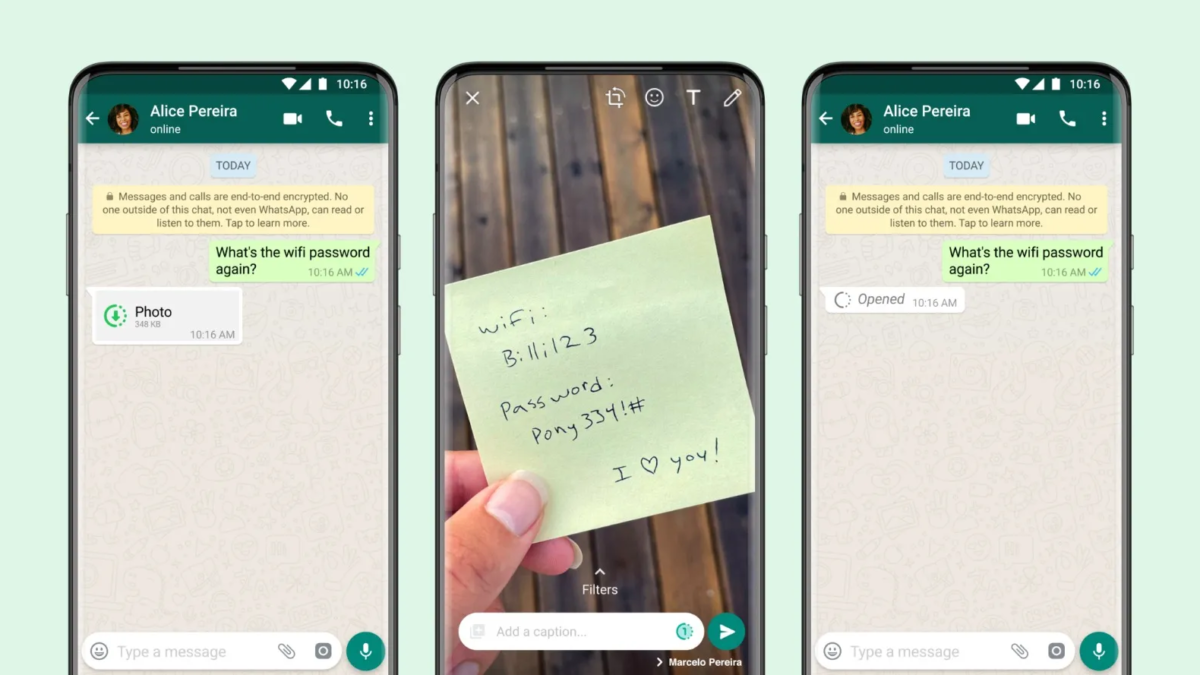 WhatsApp Launches Its ‘View Once’ Disappearing Photos And Videos