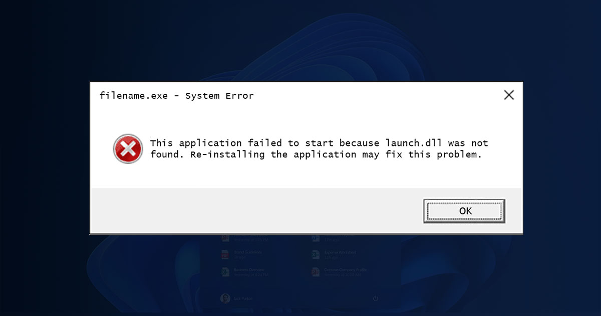 How To Fix "DLL Files Missing" Errors In Windows